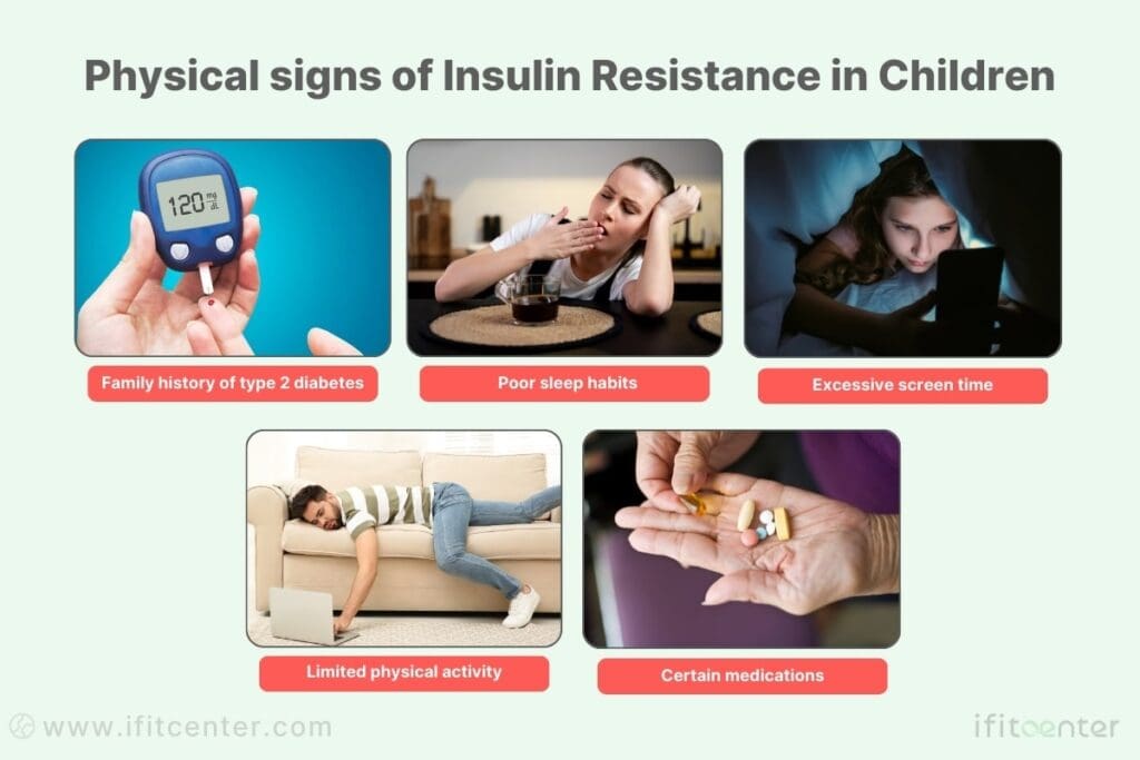 signs of insulin resistance in children