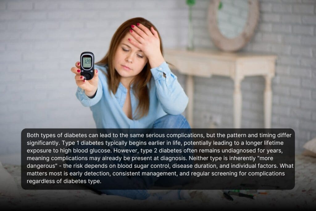 Type 1 vs Type 2 Diabetes Complications
