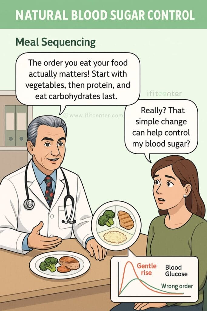 Meal Sequencing for control blood sugar