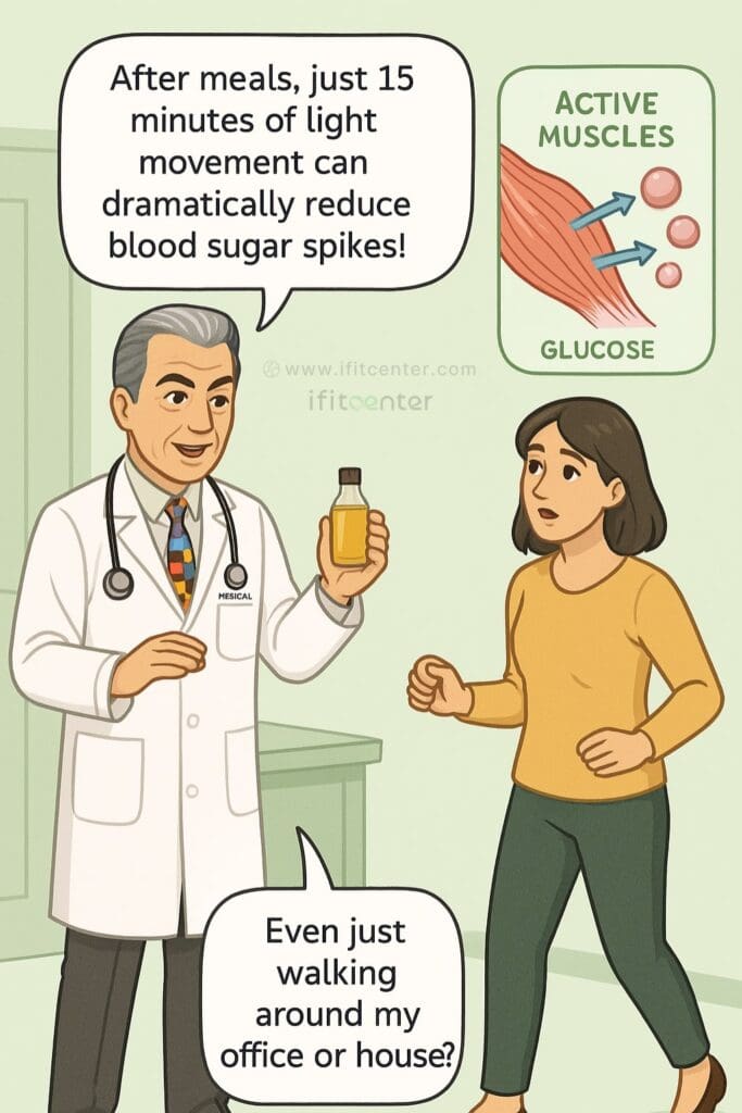 Post-Meal Movement for control blood sugar