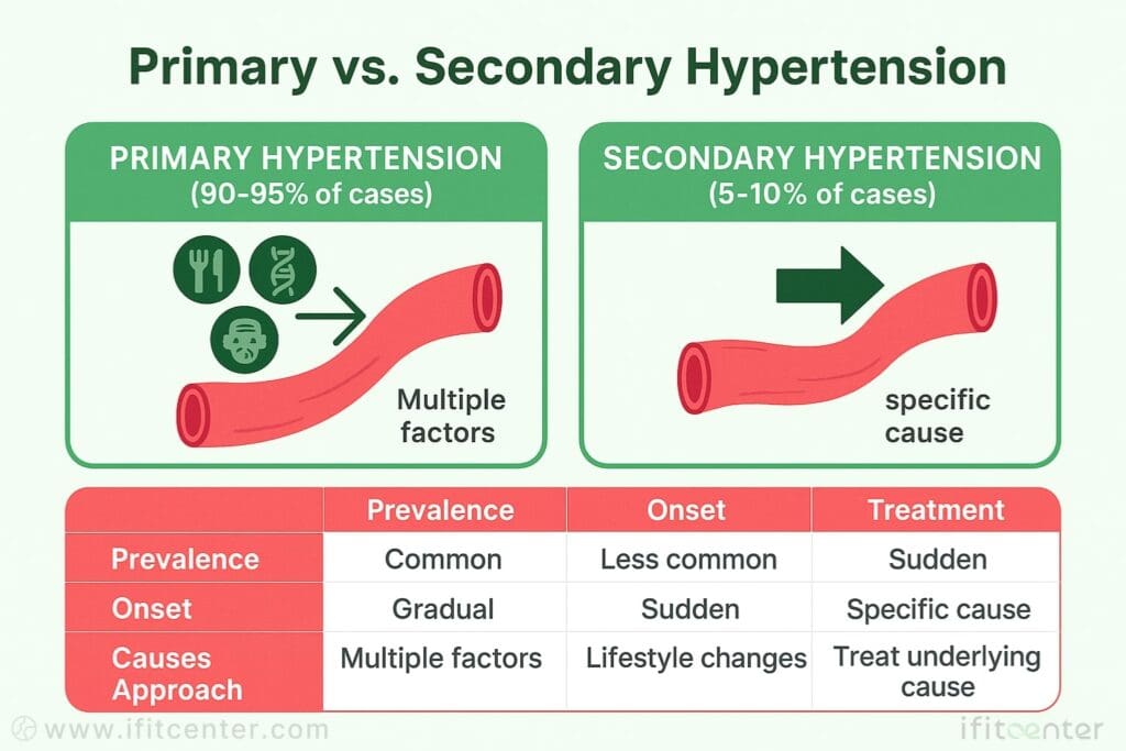 Primary vs. Secondary Hypertension