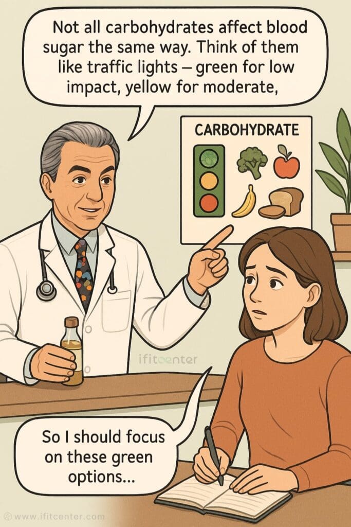 Strategic Carbohydrate Management for control blood sugar